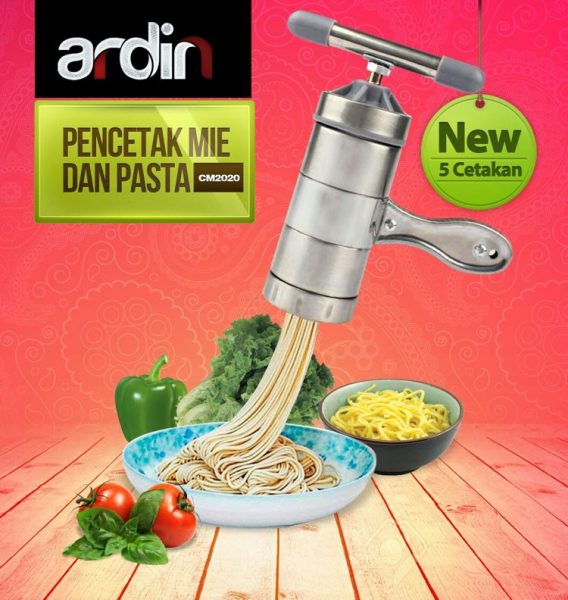 Jual Alat Cetak Mie dan Pasta Manual Stainless (ARDIN) di Bekasi