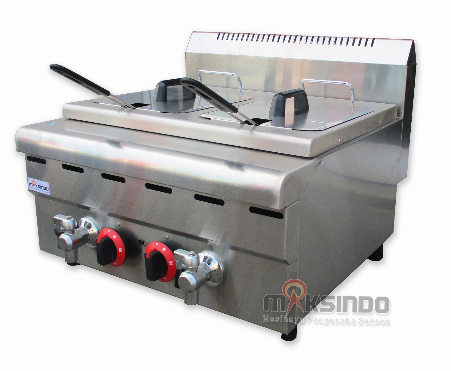 Jual Counter Top 2-Tank 2-Basket Gas Fryer di Bekasi
