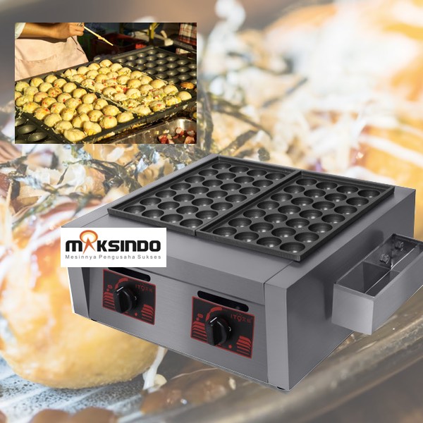 Jual Mesin Takoyaki Gas (56 Lubang) di Bekasi