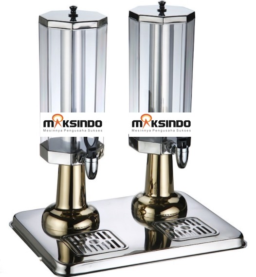 Jual Jus Dispenser Octagonal 2 Tabung  (DSP32) di Bekasi
